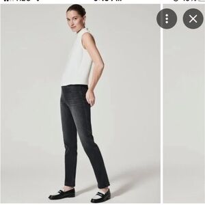 SPANX Ankle Straight Leg Black Jeans